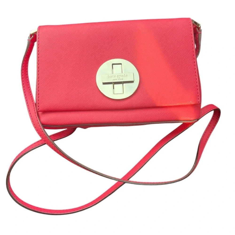 Fushia Pink Coquette Crossbody Bag Homecoming Girly Glam Luxe Leather
